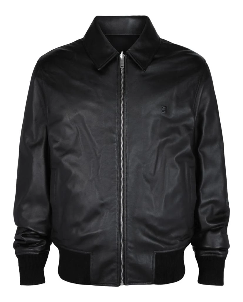Givenchy Reversible Bomber Jacket In Leather 1