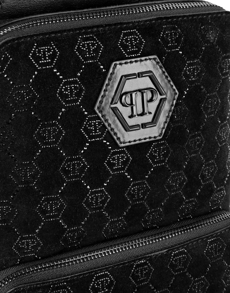 Philipp Plein Leather Cross-Body Monogram Strass 4
