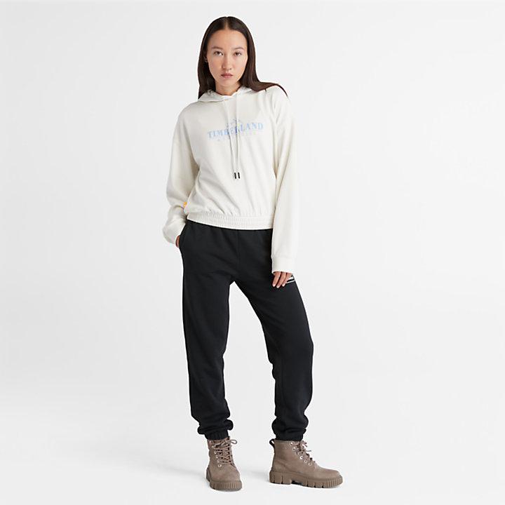 Timberland Season Logo Hoodie for Women in White