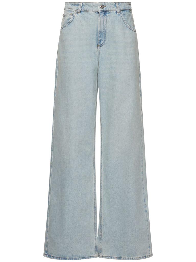 【Blumarine】 Embellished buckle boyfriendジーンズ BLUMARINE Buckle Embellished Boyfriend Jeans - Jeans