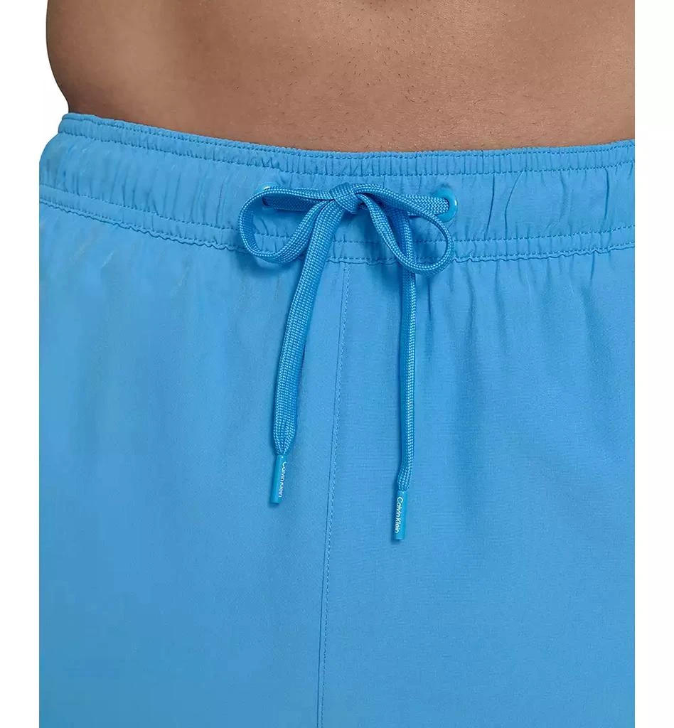 Calvin Klein Men's Core Euro Regular-Fit Quick-Dry 5" Swim Trunks with Compression Short Liner 6