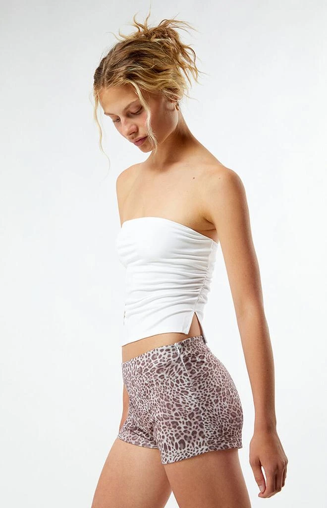 PacSun Leopard Print Micro Shorts 2