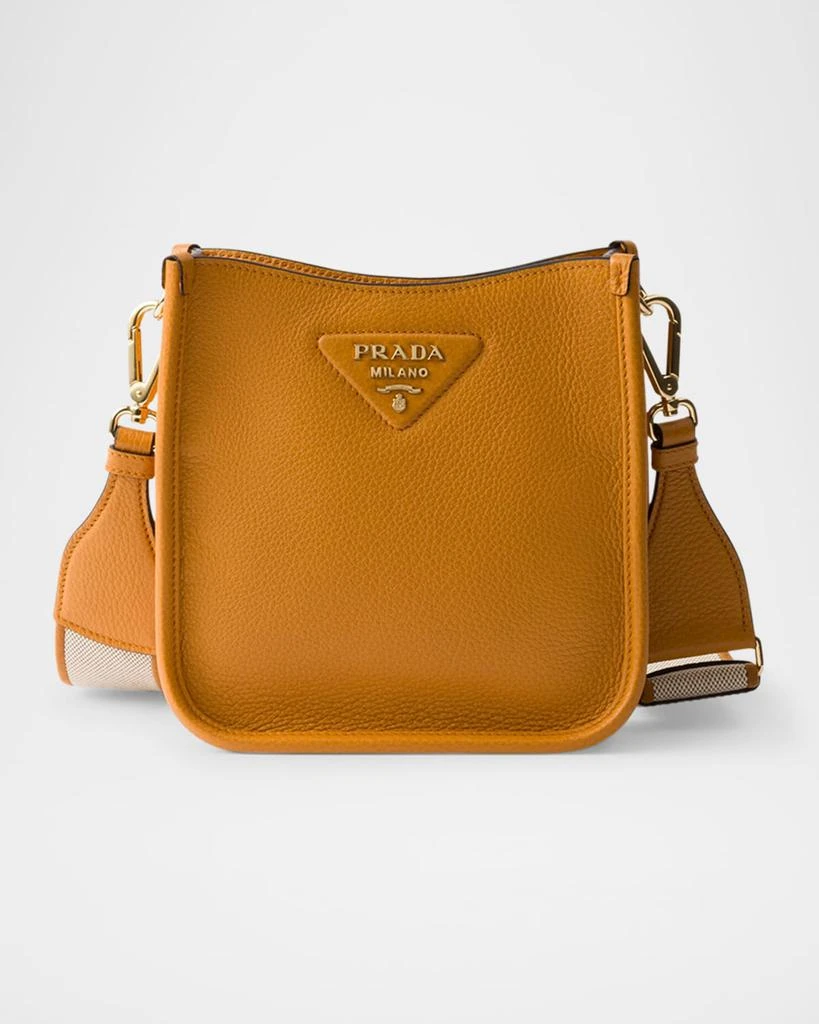 Prada Daino Soft Leather Mini Hobo Crossbody Bag 1