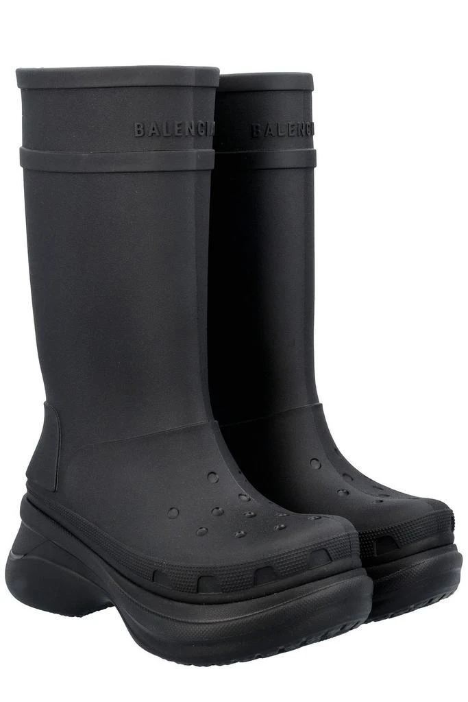 Balenciaga Balenciaga X Crocs Logo Debossed Boots 2