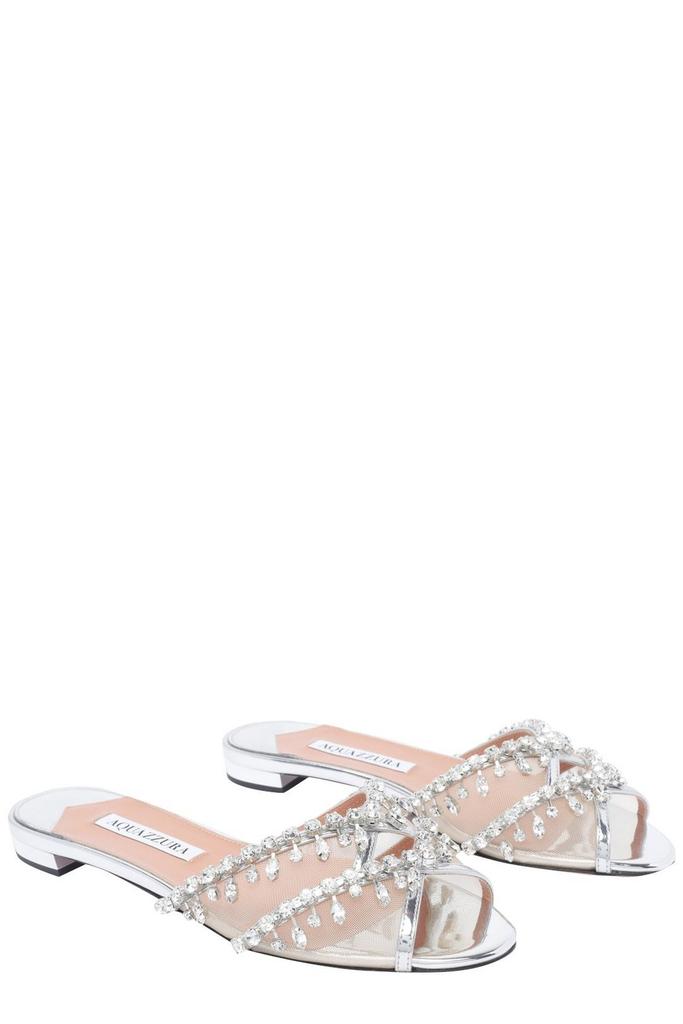 Aquazzura Aquazzura Embellished Slide Sandals