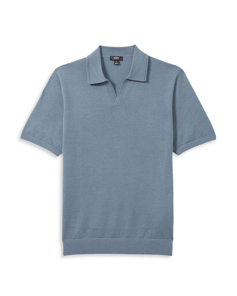 REISS Duchie Regular Fit Open V Neck Polo 6