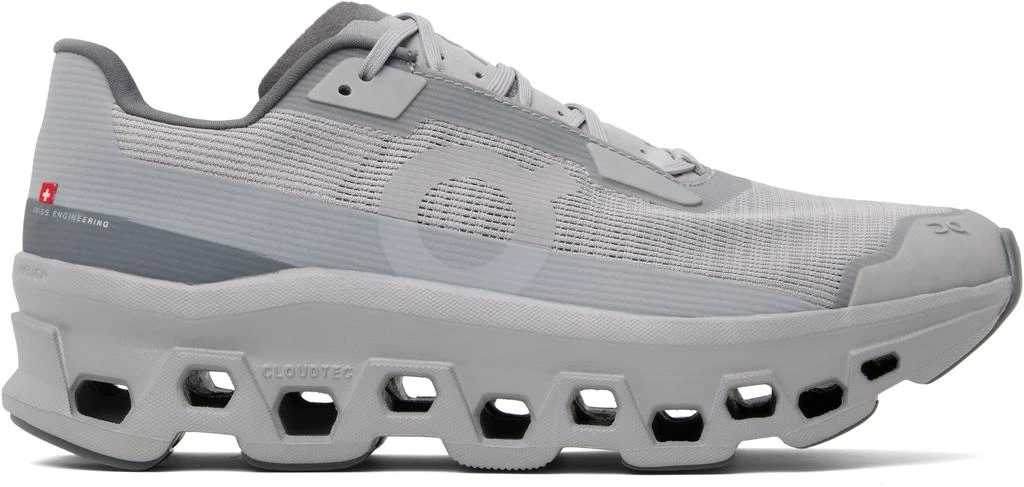On Gray Cloudmonster Void Sneakers 1