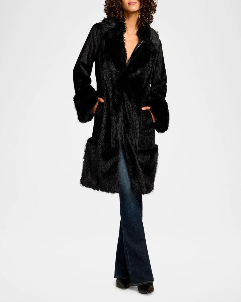 Ramy Brook Archie Faux Fur Coat 1