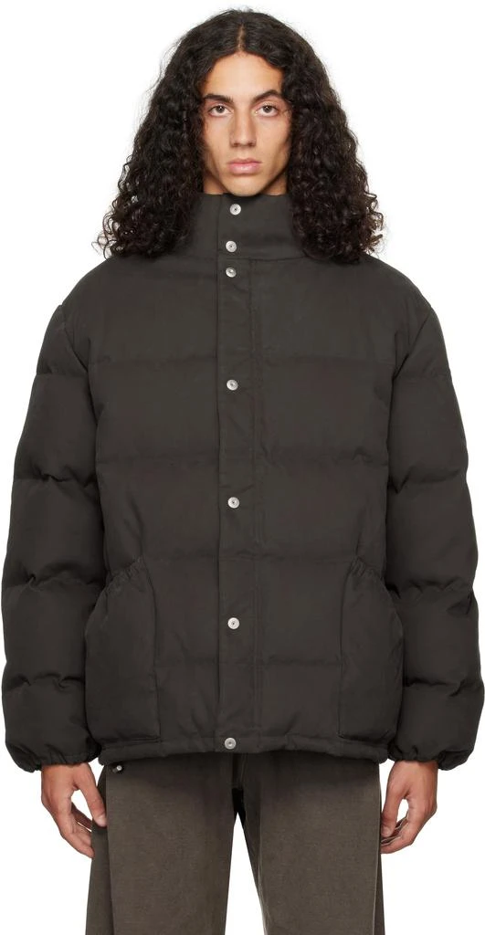 Omar Afridi Brown Noshaq Down Jacket 1