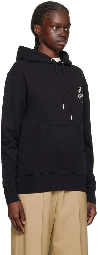Maison Kitsune Black 'Café Kitsuné' Hoodie 2