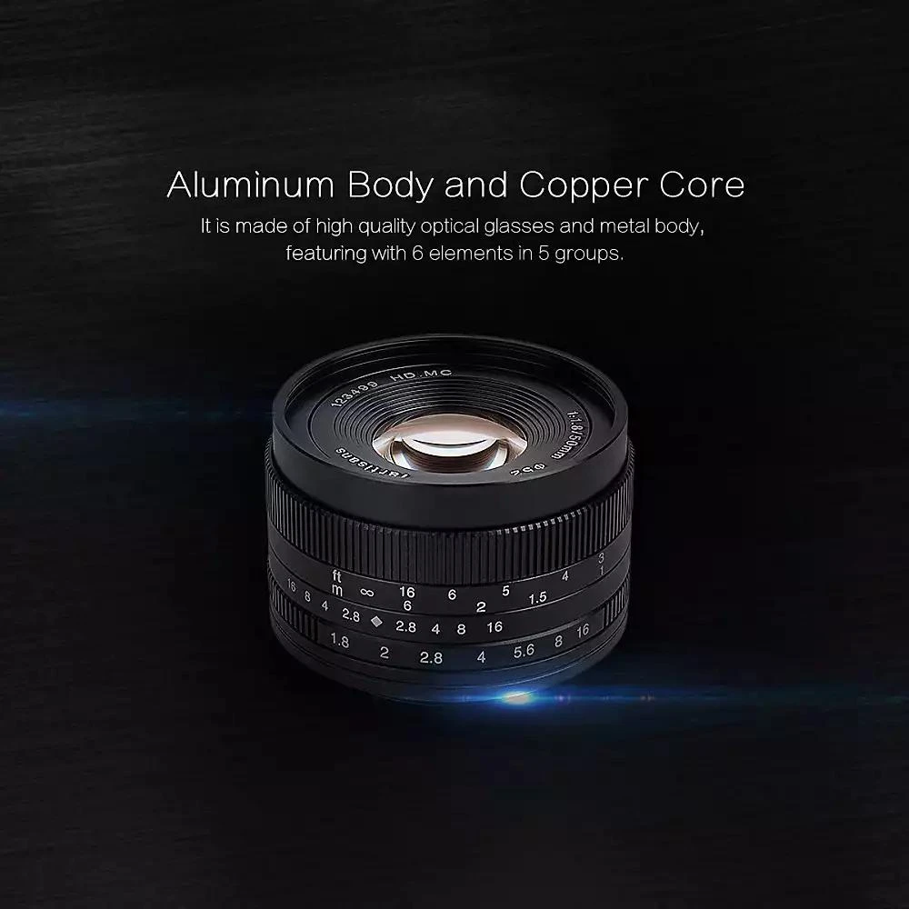 7 artisans 7artisans Photoelectric 50mm f/1.8 Lens for Sony E 5