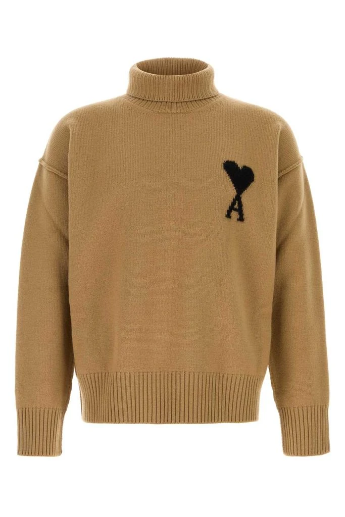 AMI Camel Wool Sweater 1