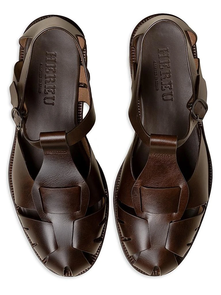 Hereu Pesca Leather Fisherman Sandals 3