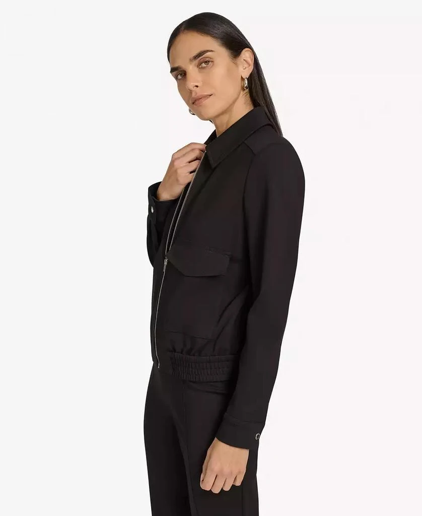 Calvin Klein Women's Zip-Front Bomber Jacket 3