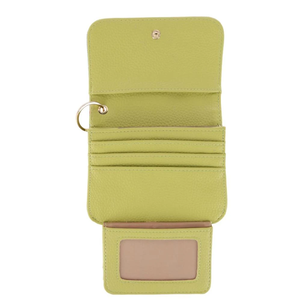 Buxton Women's Madras Vega Leather Mini Flap Card Case 4