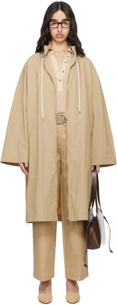 Totême Beige Windbreaker Coat 1