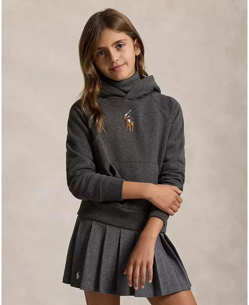 Ralph Lauren Girls 7-16 Big Pony Long Sleeve Hoodie 3