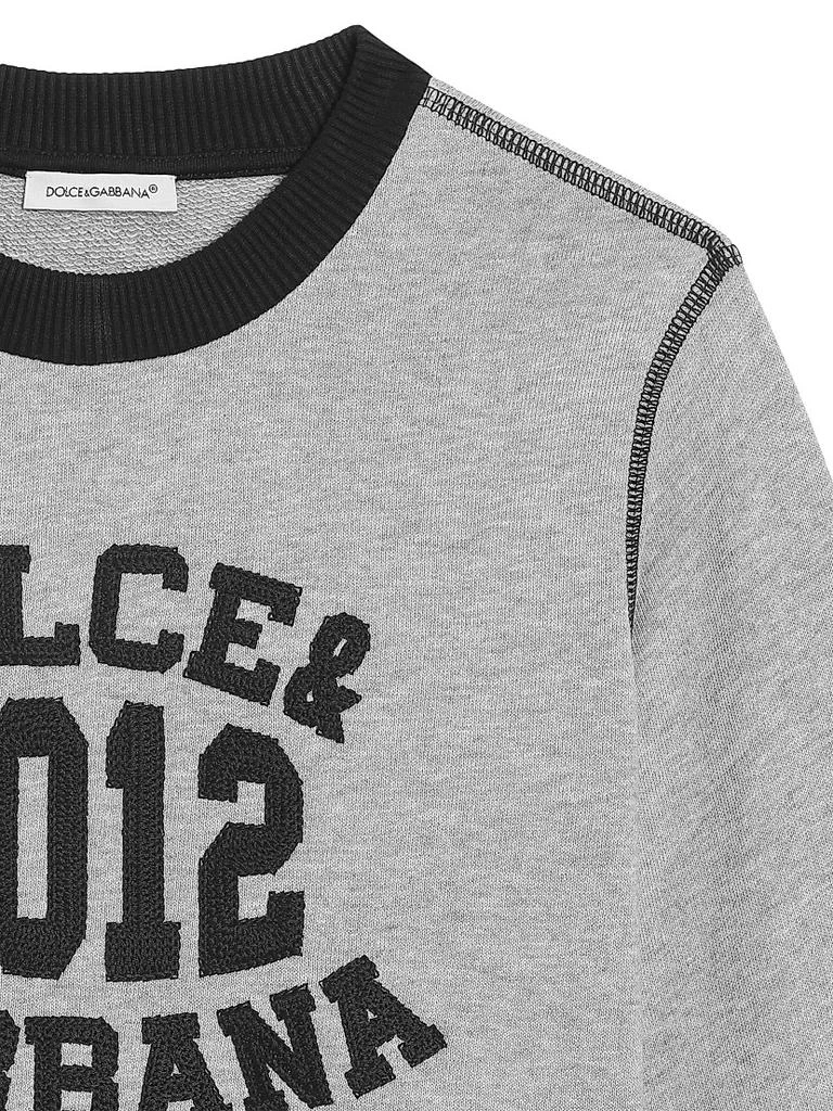 Dolce 
Gabbana Little Boy
s 
Boy
s Logo Crewneck Sweatshirt 4