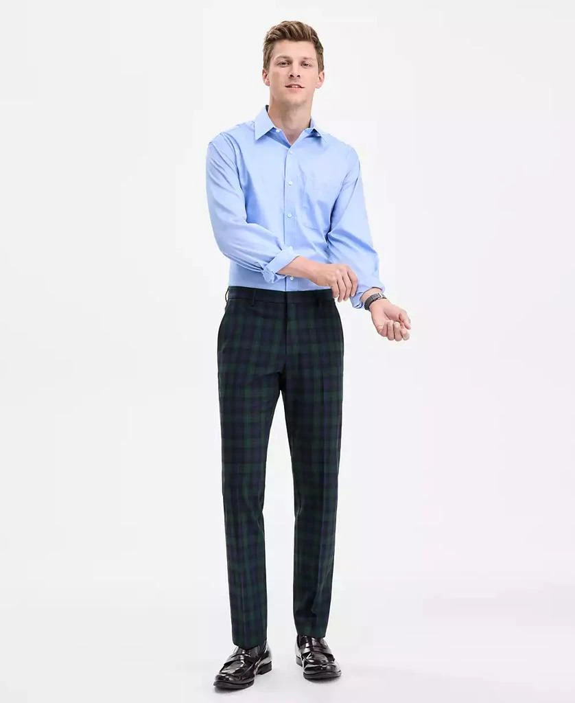 Tommy Hilfiger Men's Tartan Modern-Fit Dress Pants - Red - Casual Pants Tommy Hilfiger Men's Tartan Modern-Fit Dress Pants - Red - Casual Pants