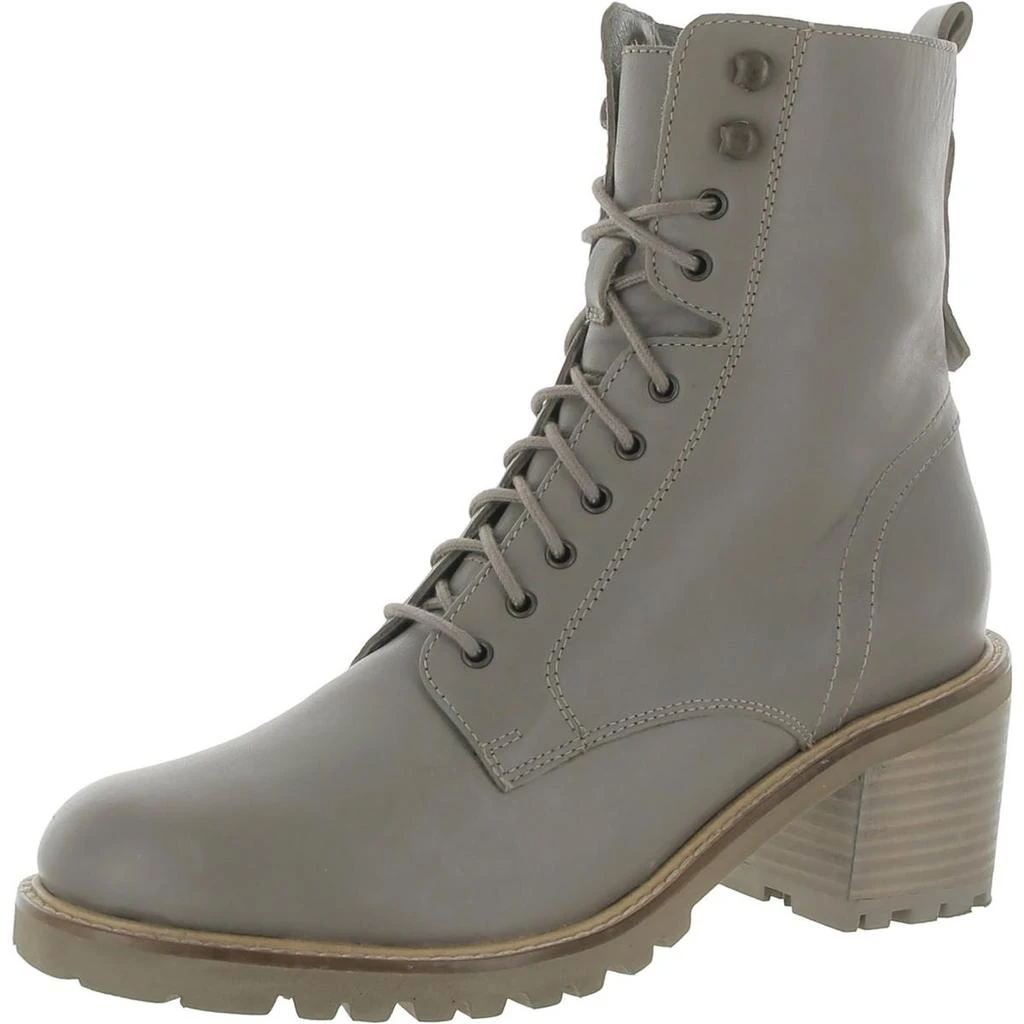 Seychelles Irresistible Womens Leather Lace-Up Combat Boots 1