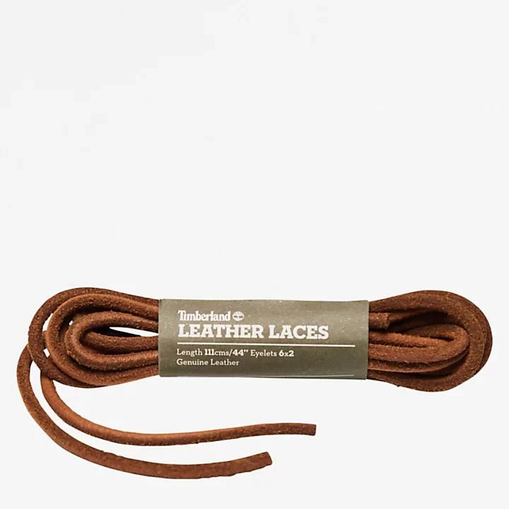 Timberland 112cm/44" Round Rawhide Replacement Laces in Brown 1