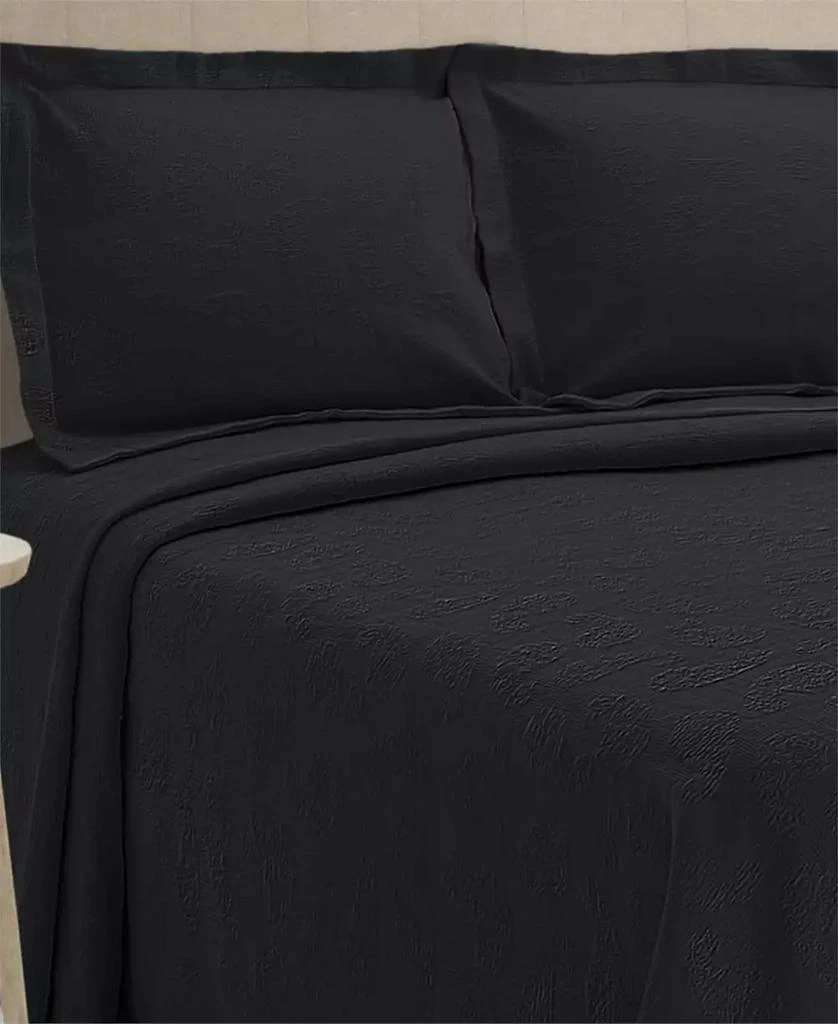 Superior 100% Cotton Paisley Matelasse All-Season 2-Piece Coverlet Set 3