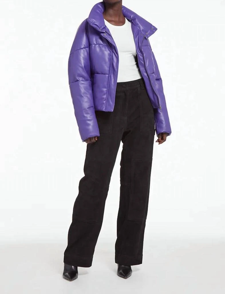 Apparis Jemma Puffer Jacket In Electric Purple 3