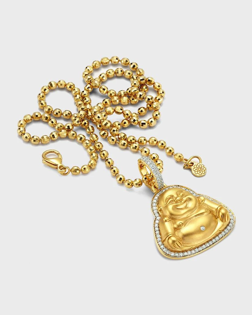 Buddha Mama 20k Medium Matte Happy Buddha Pendant 1