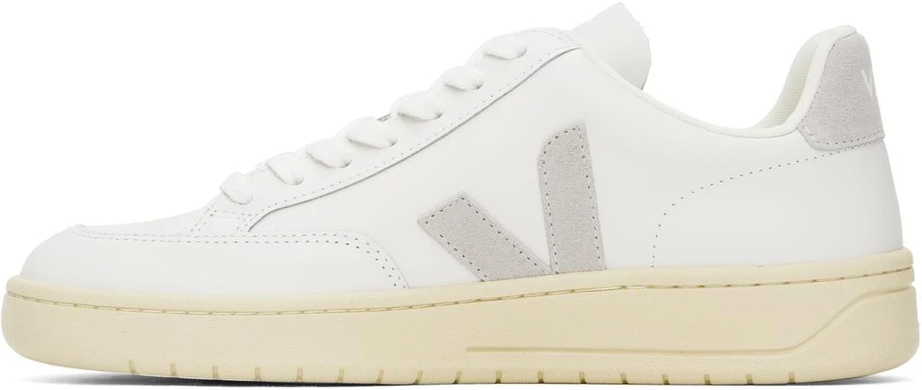 Veja White V-12 Leather Sneakers 3