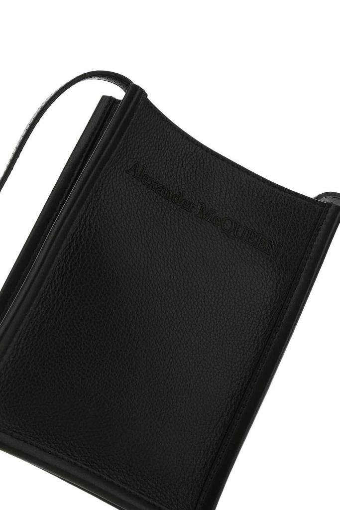 【送料&関税込】Alexander McQueen Logo Embossed Crossbody Ba Alexander McQueen Logo Embossed Crossbody Bag | italist