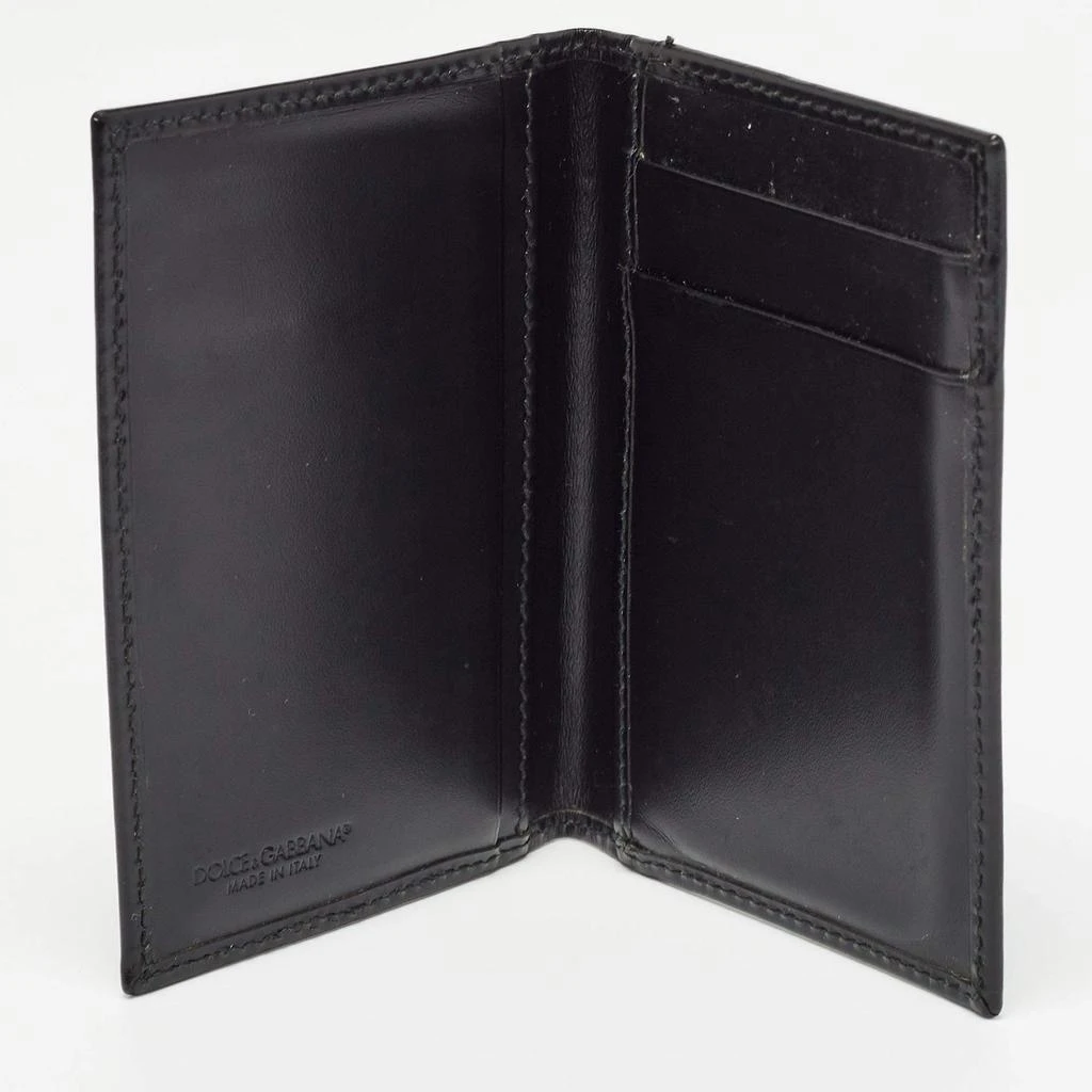 Dolce & Gabbana Dolce & Gabbana Black Leather Bifold Card Holder 2