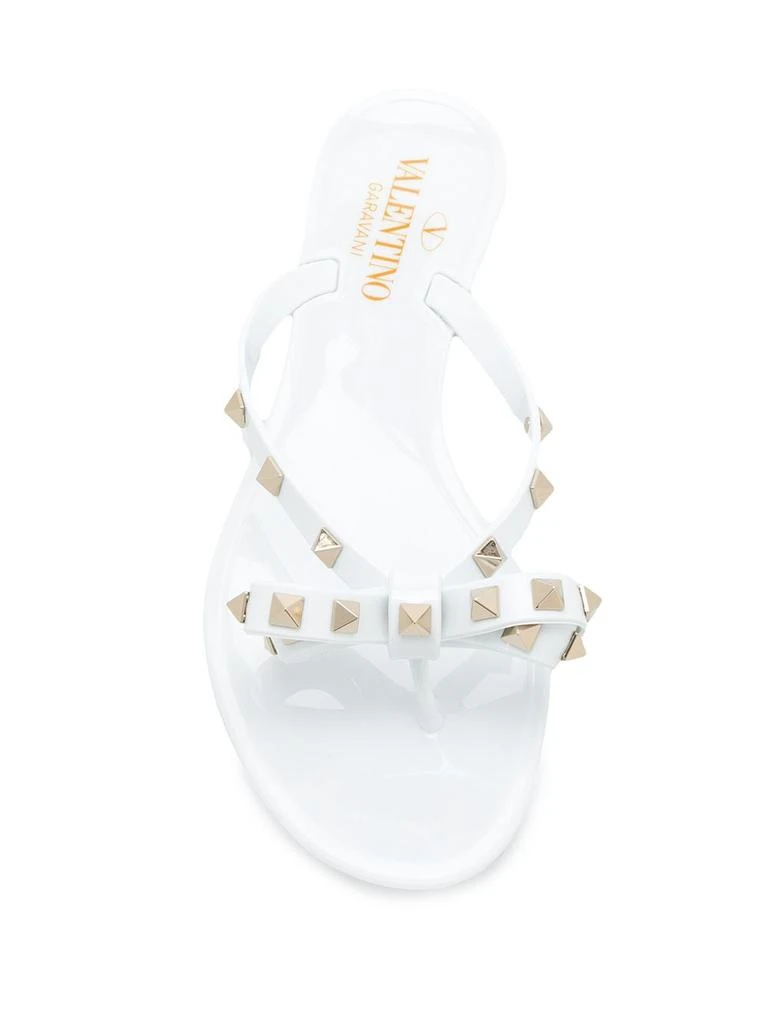 Valentino ROCKSTUD RUBBER THONG SANDALS 2