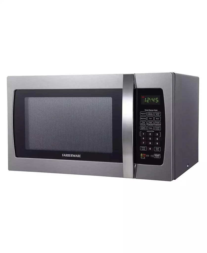 Farberware 1.3 Cu. Ft. Professional 1100-Watt Microwave Oven with Sensor, FMO13AHTBKI 6