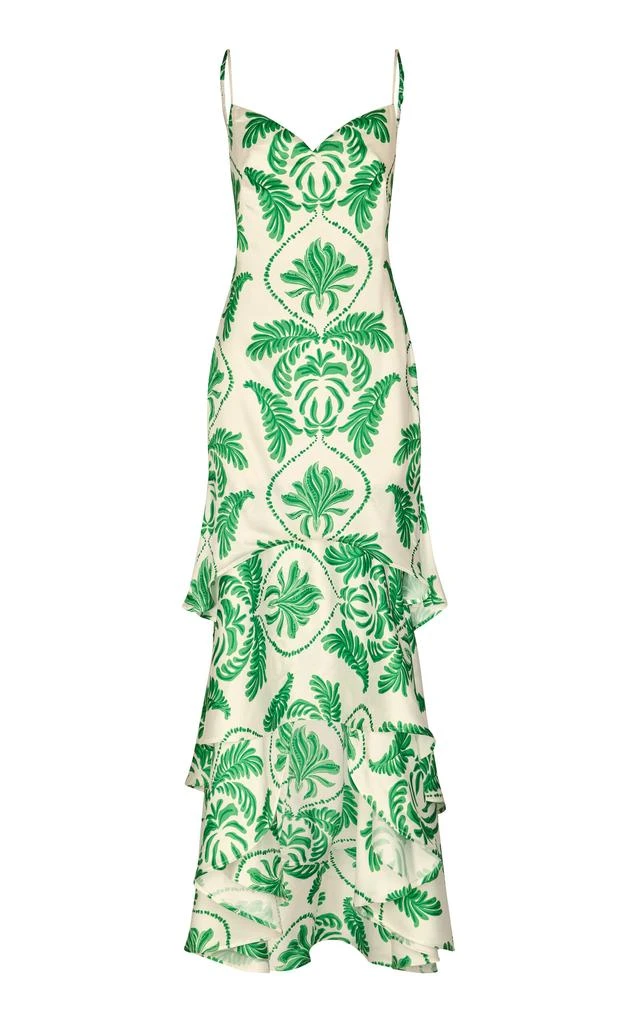 green emerald velvet dress Eternos / Andres Otalora main image 0