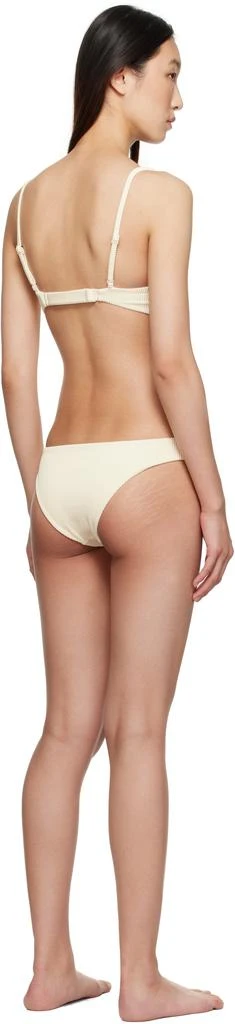 Haight Off-White Adjustable Ribbed Monica & Ribbed Basic Bikini 3