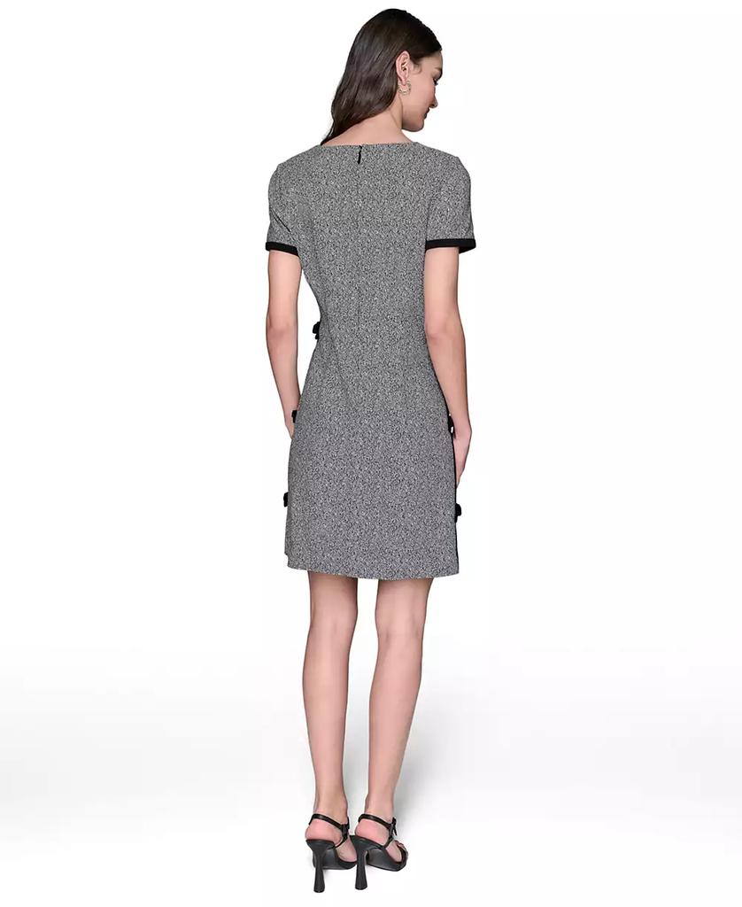 Karl Lagerfeld Paris Women's Millenium Knit Tweed A-Line Dress