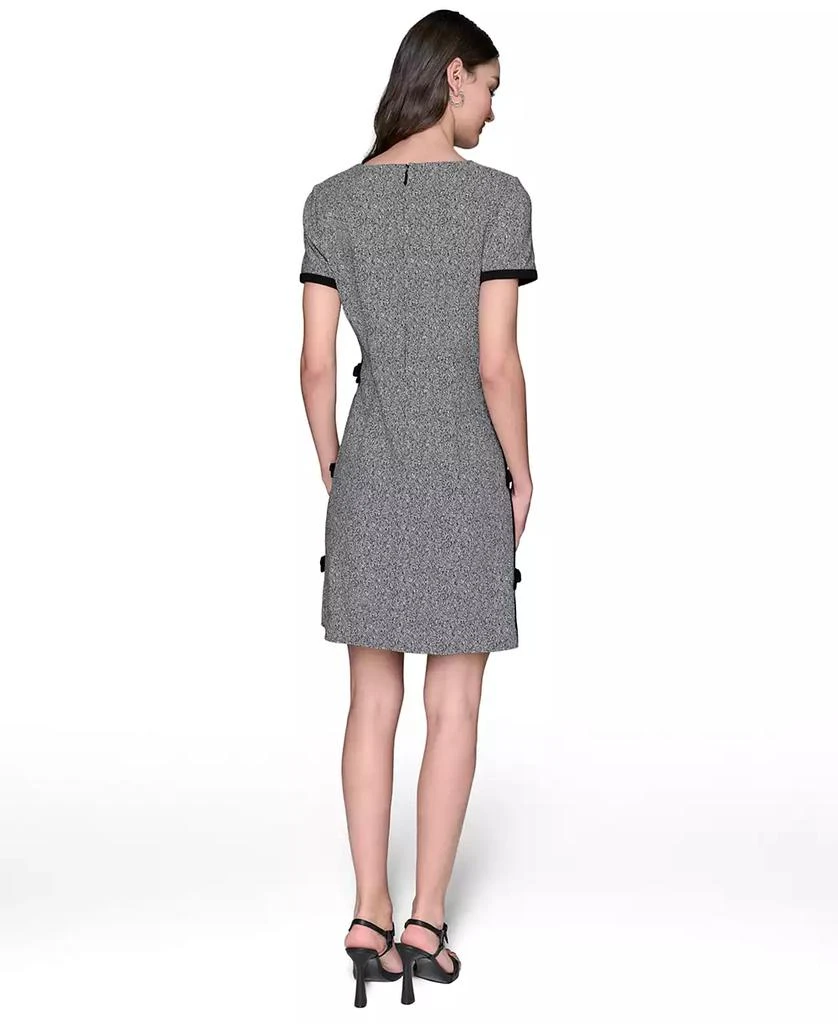 Karl Lagerfeld Paris Women's Millenium Knit Tweed A-Line Dress 2