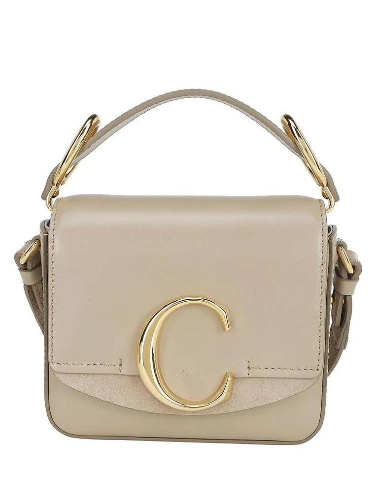 Chloé Chloé C Ring Top Handle Crossbody Bag 1