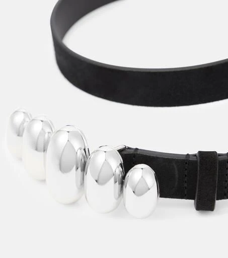 Isabel Marant Fuzz slim suede belt 3