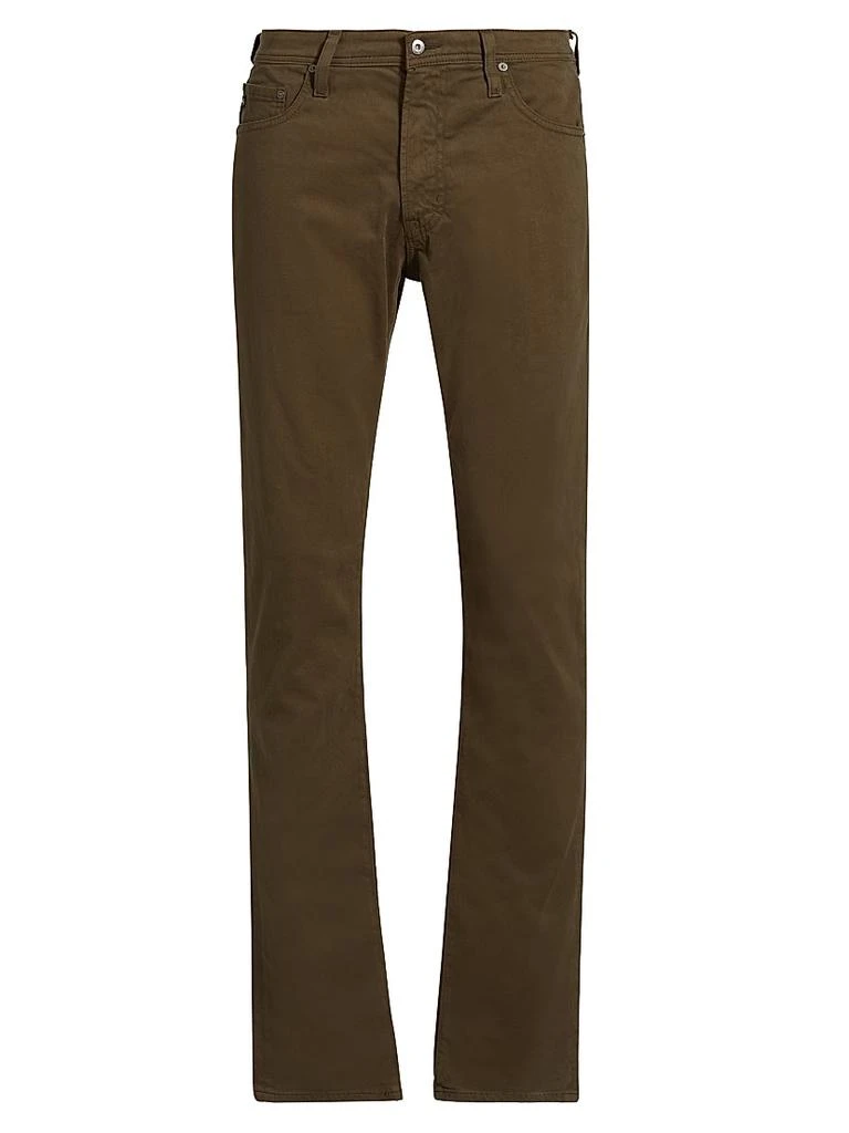 AG Jeans Tellis Cotton Straight-Leg Slim-Fit Pants 1