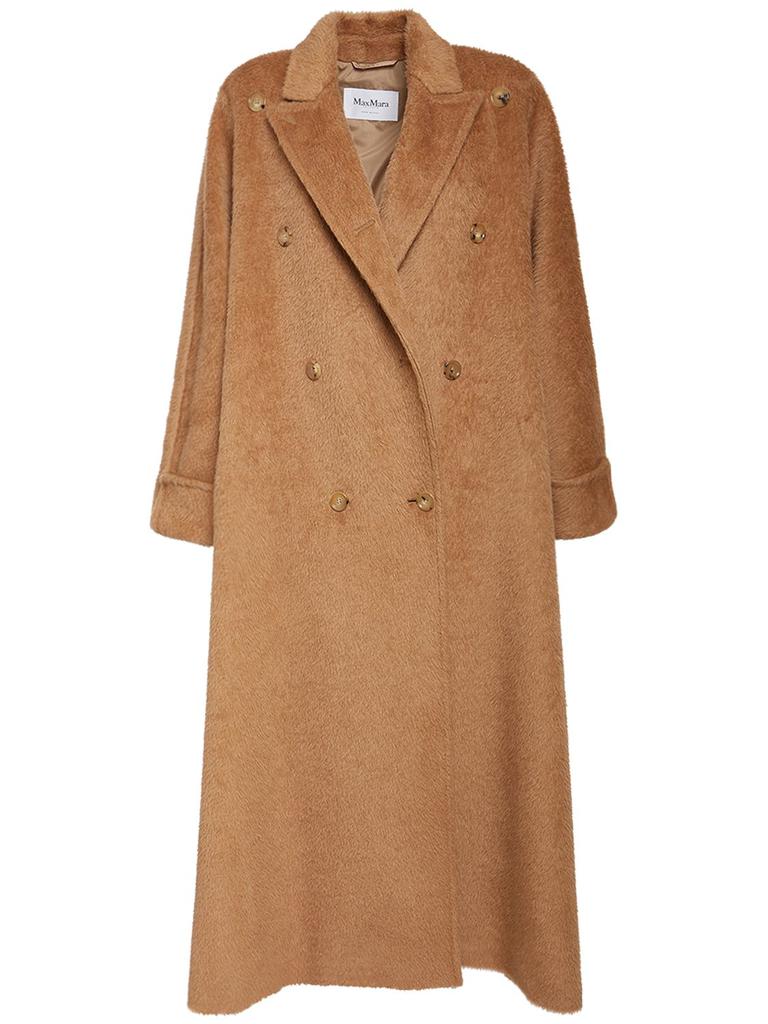 MAX MARA Caronte Camel Double Breasted Long Coat