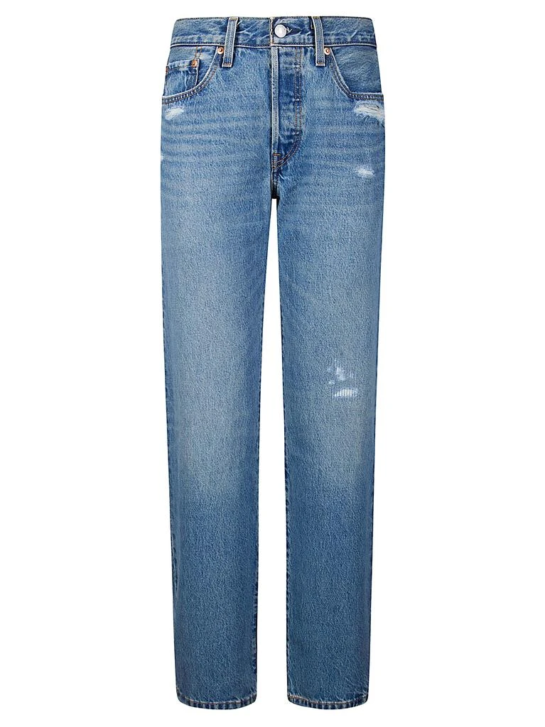 Levi
s High-Rise Straight Leg Jeans with Vintage Wash