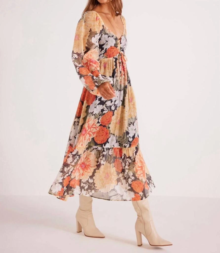 open lace back dress White/Orange Alora Dress – Lucy Rose main image 0