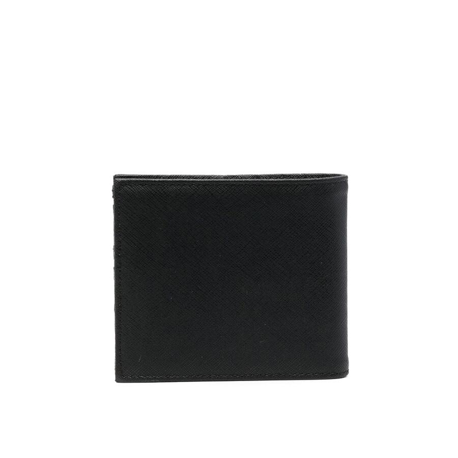Emporio Armani Black Logo Bifold Wallet