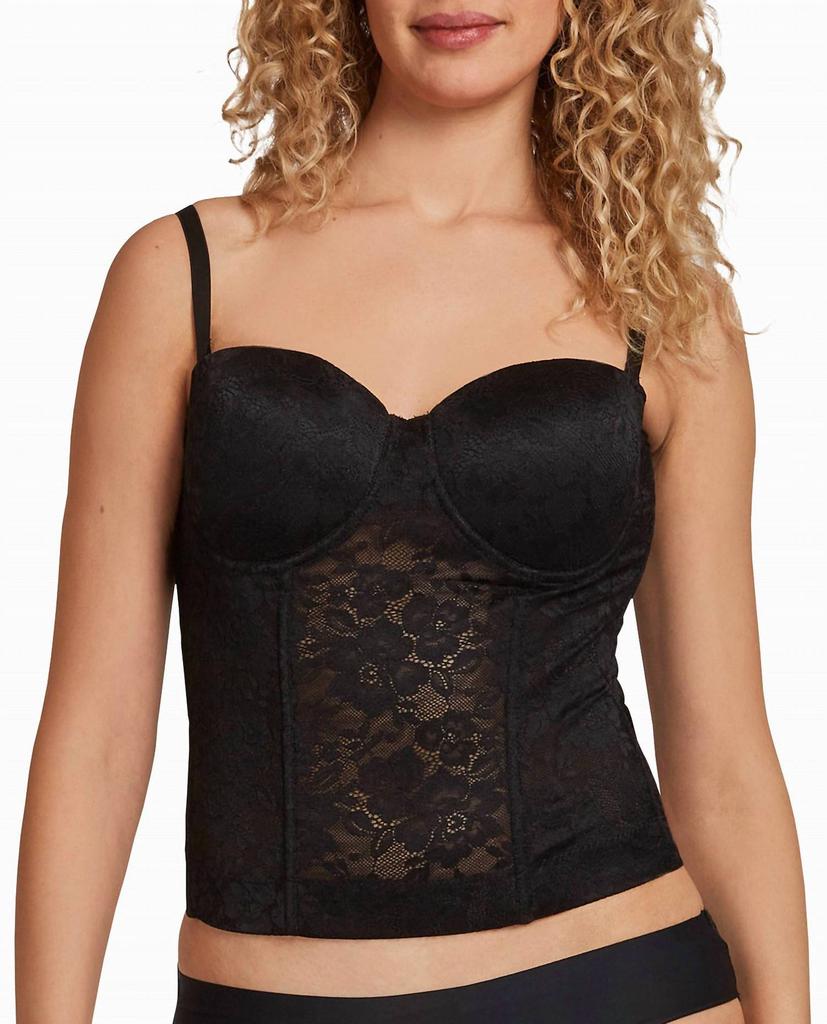 Nicole Miller Lace Power Mesh Bustier