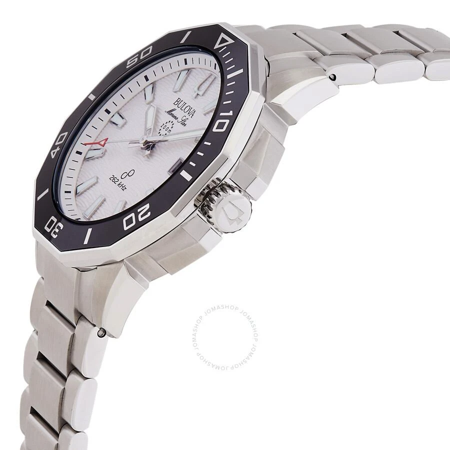 Bulova Marine Star HPQ Precisionist Quartz White Dial Men's Watch 96B426 2