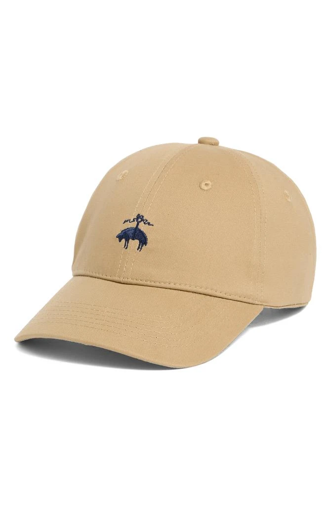 Brooks Brothers Logo Cotton Baseball Cap 1