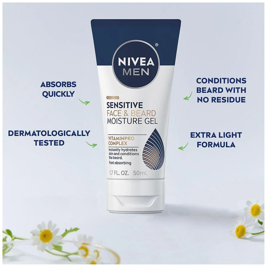 Nivea Men Sensitive Face and Beard Moisture Gel 9