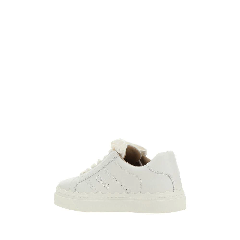 Chloé Chloé White Leather Sneakers 3