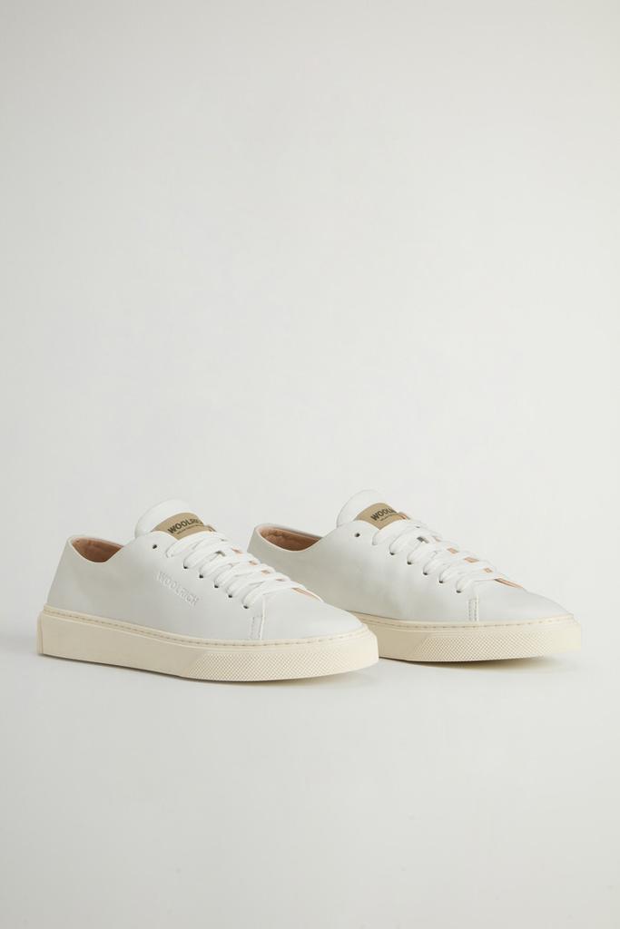 Woolrich Cloud Court Nappa Leather Sneakers - Women - White